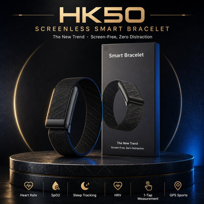 Screen-Free Smart Band – Sleep & Heart Rate Tracking