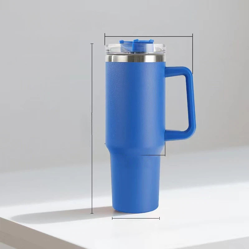 40oz Stainless Steel Ice Cup With Straw