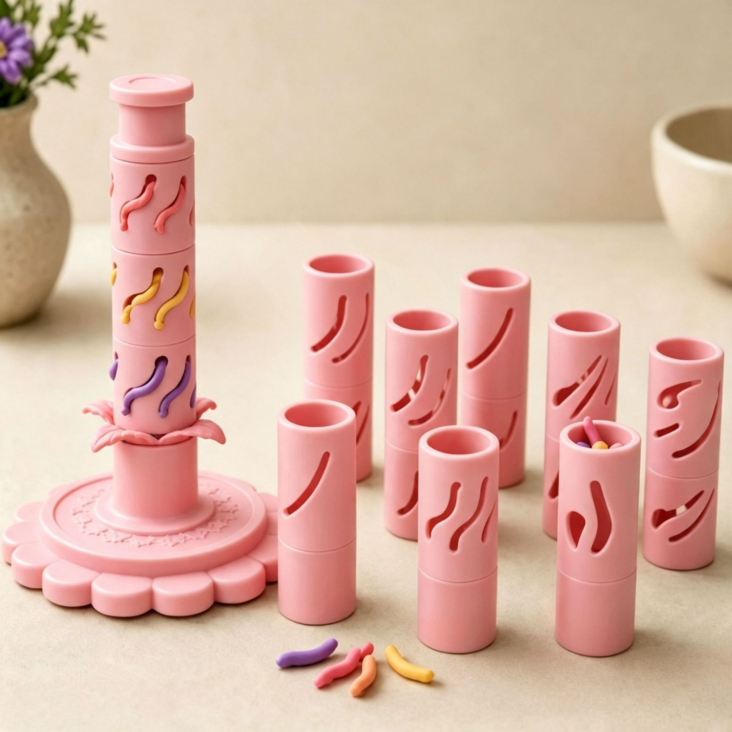 🎉Modular Clay Bloom Maker with 9 Shaping Sleeves