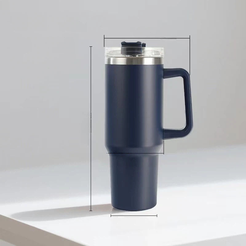 40oz Stainless Steel Ice Cup With Straw