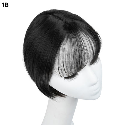Fake bangs hairpiece for the top of the head