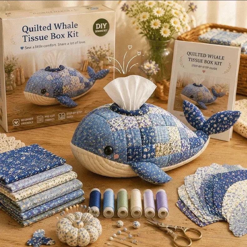 Crafty Critters DIY Tissue Box Kit – Fun Animal And Ocean Friends