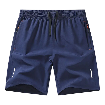👖☀️ Summer Casual Men’s solid-color shorts with zippered pockets
