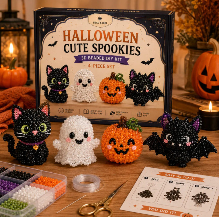 🐱✨ Create Your Own 3D Beaded Christmas Cats | Beginner-Friendly DIY Kit🎁Buy 2 | FREE Shipping