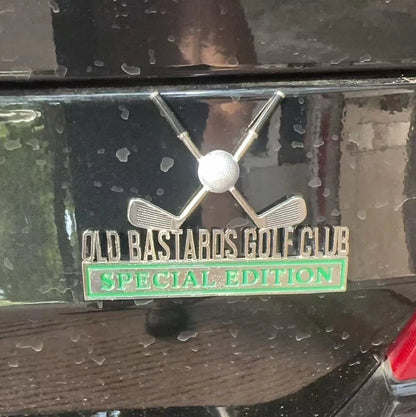 OLD F*CKERS CLUBMetal Car Emblem |Chrome Peel-and-StickBadge for Trucks, SUVs,Toolboxes & Garages