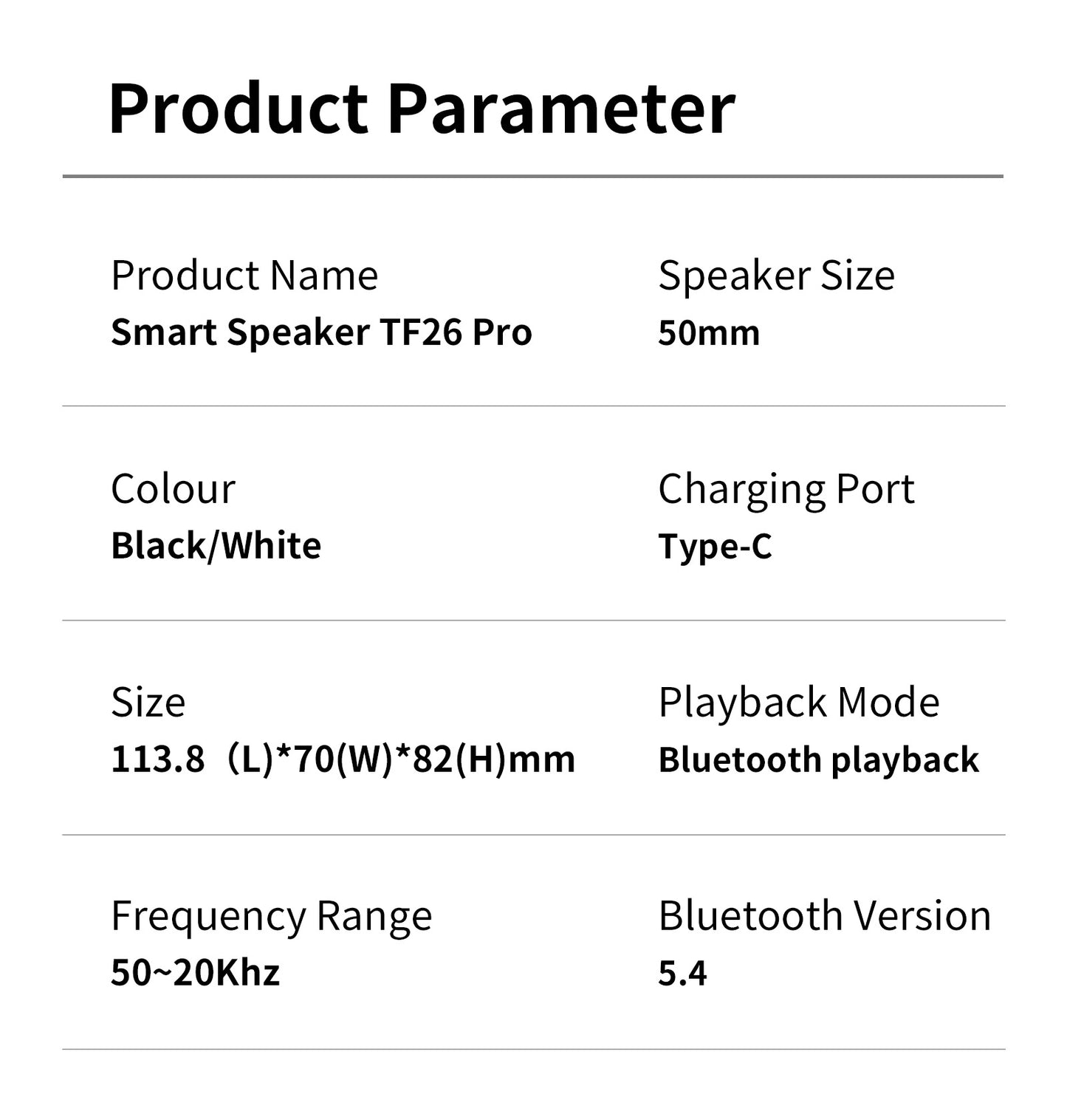 AI Screen Display Bluetooth Speaker