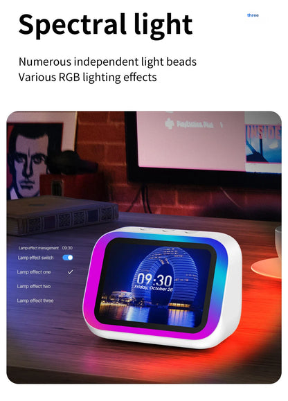 AI Screen Display Bluetooth Speaker