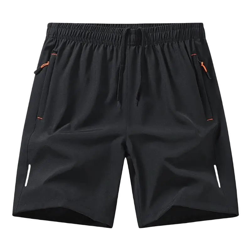 👖☀️ Summer Casual Men’s solid-color shorts with zippered pockets