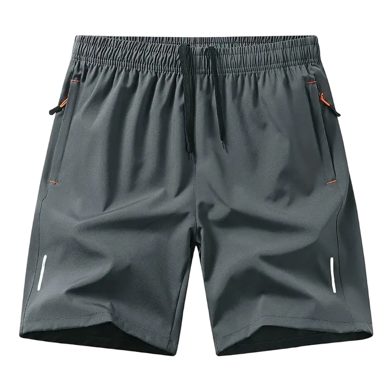 👖☀️ Summer Casual Men’s solid-color shorts with zippered pockets