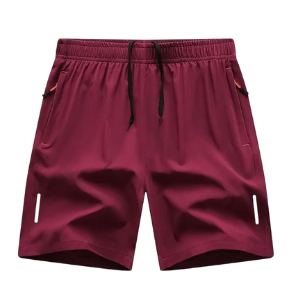 👖☀️ Summer Casual Men’s solid-color shorts with zippered pockets