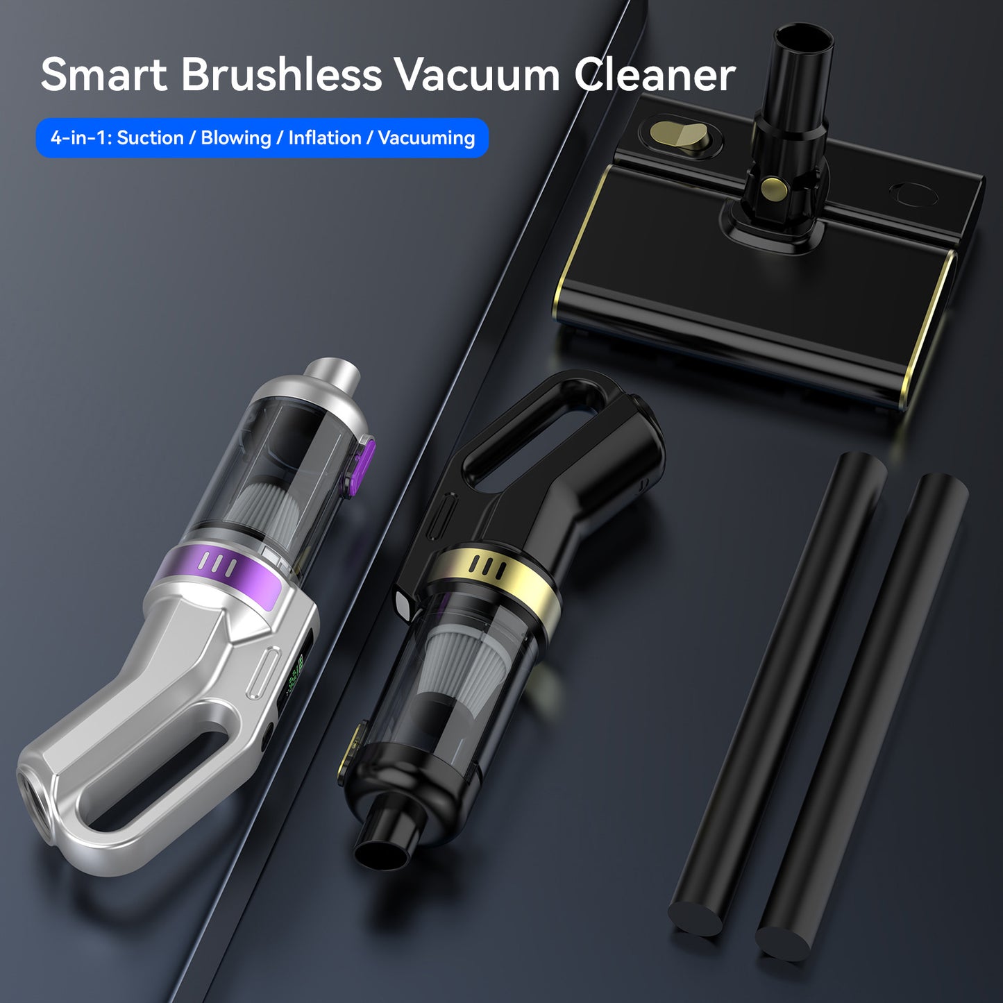 4-in-1 Cordless Smart Brushless Vacuum Cleaner