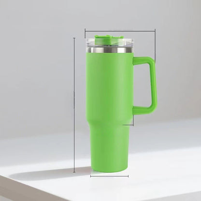 40oz Stainless Steel Ice Cup With Straw
