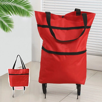 🔥HOT SALE 50% OFF - 🛍️Foldable 2-in-1 Shopping Bag