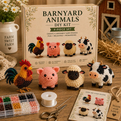 🐱✨ Create Your Own 3D Beaded Christmas Cats | Beginner-Friendly DIY Kit🎁Buy 2 | FREE Shipping