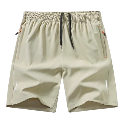 👖☀️ Summer Casual Men’s solid-color shorts with zippered pockets