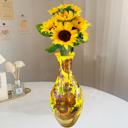 3D Monarch Danaus plexippus And Flowers Series Puzzle Vase - (160 Pieces)