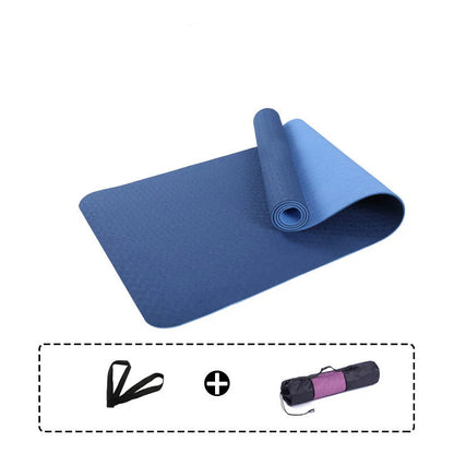 High-density, high-elasticity shock-absorbing and sound-insulating yoga mat