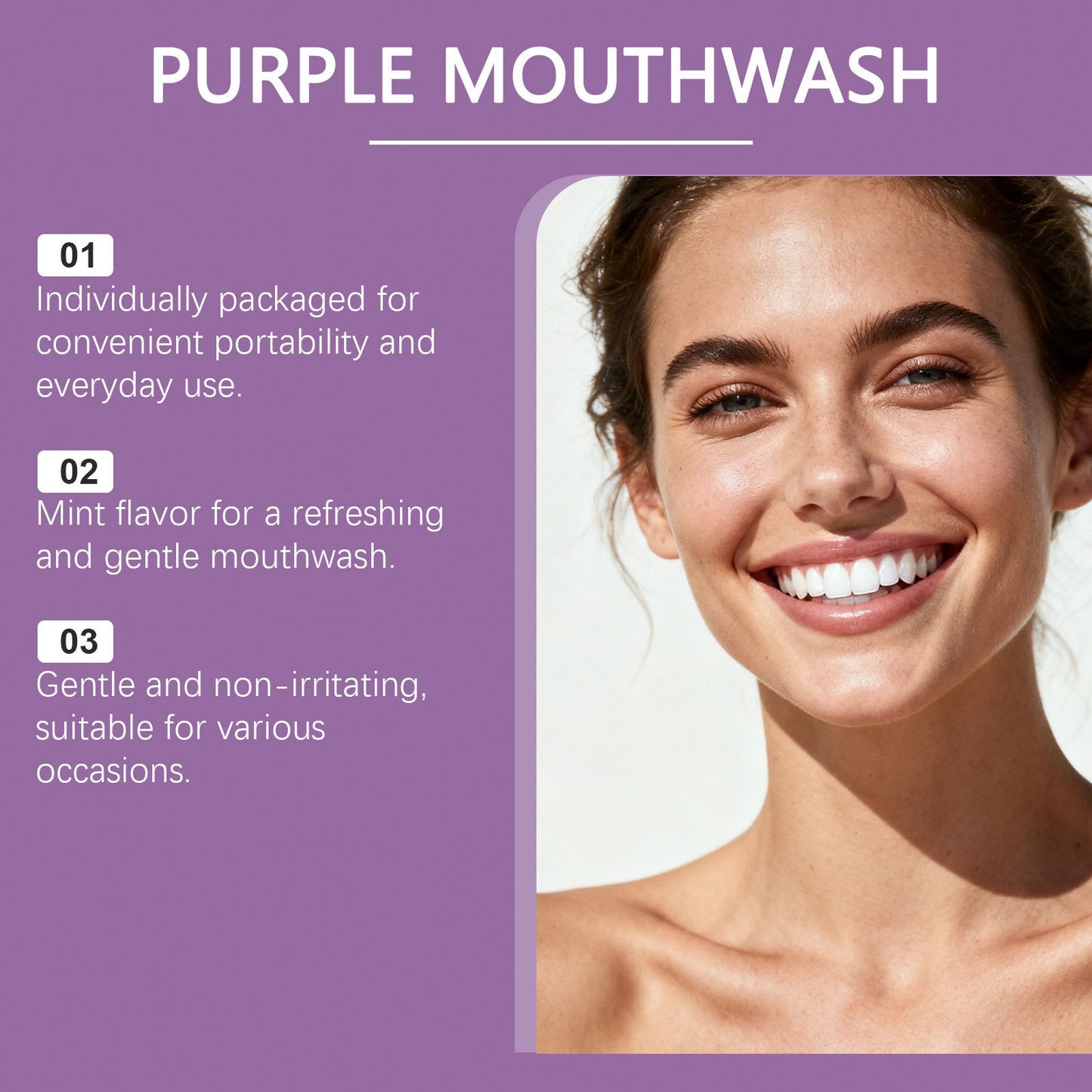 Disposable mouthwash