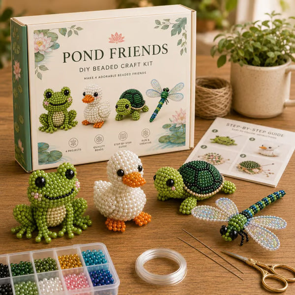 🐱✨ Create Your Own 3D Beaded Christmas Cats | Beginner-Friendly DIY Kit🎁Buy 2 | FREE Shipping