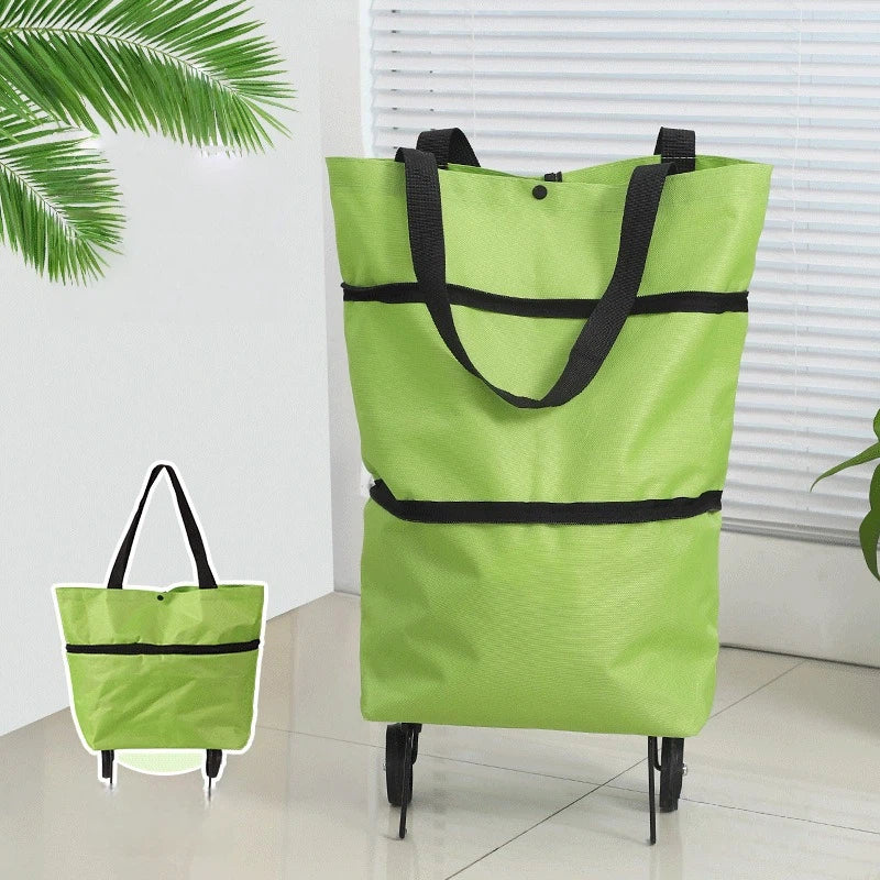 🔥HOT SALE 50% OFF - 🛍️Foldable 2-in-1 Shopping Bag