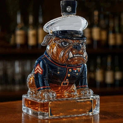 Devil Dog 250th Anniversary Whiskey Bottle