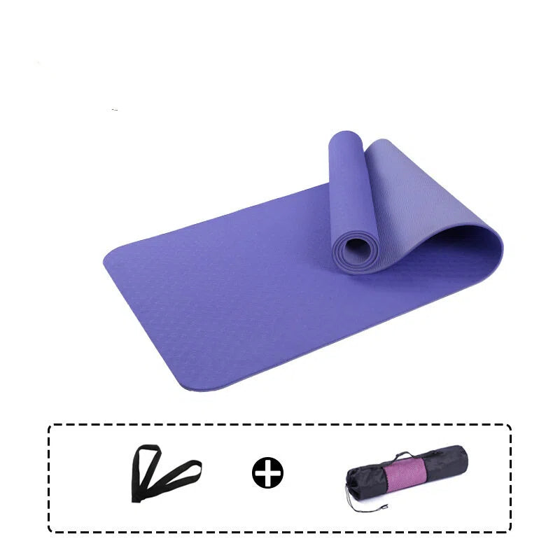 High-density, high-elasticity shock-absorbing and sound-insulating yoga mat