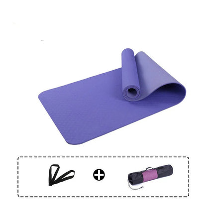 High-density, high-elasticity shock-absorbing and sound-insulating yoga mat