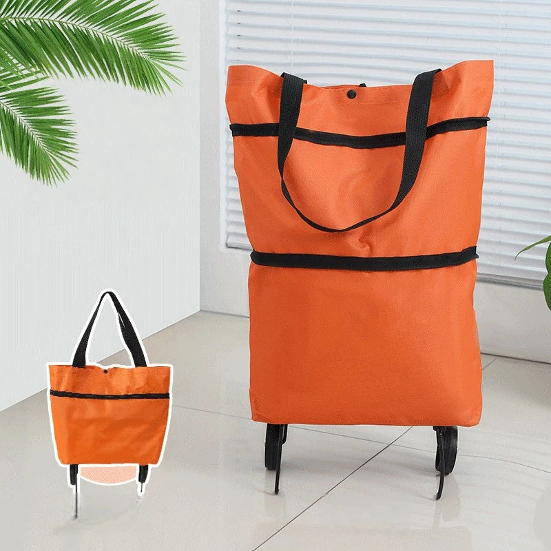 🔥HOT SALE 50% OFF - 🛍️Foldable 2-in-1 Shopping Bag