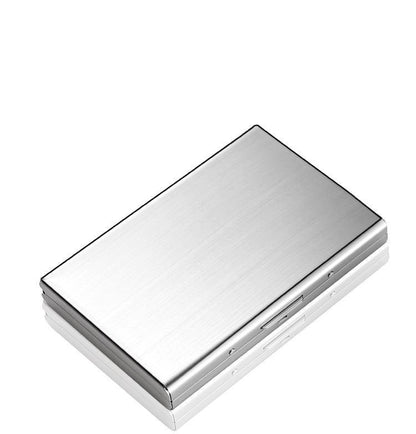 💼 BUSINESS FAVORITE | Premium Metal Card Holder – Slim RFID Wallet with Matte Black Finish