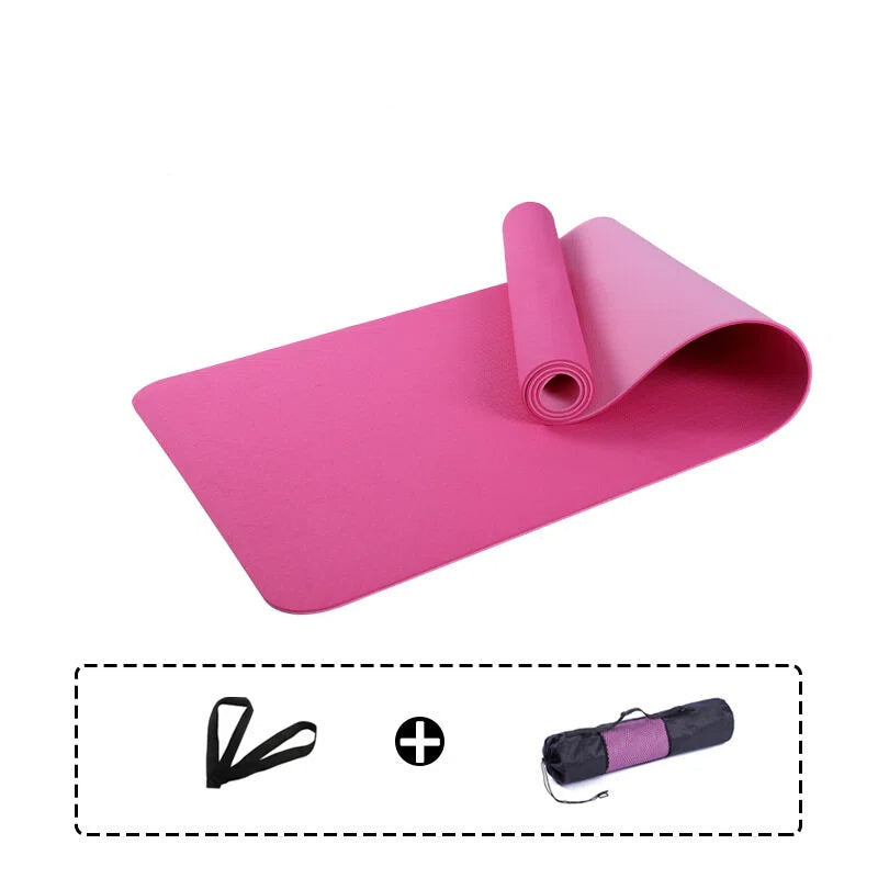 High-density, high-elasticity shock-absorbing and sound-insulating yoga mat