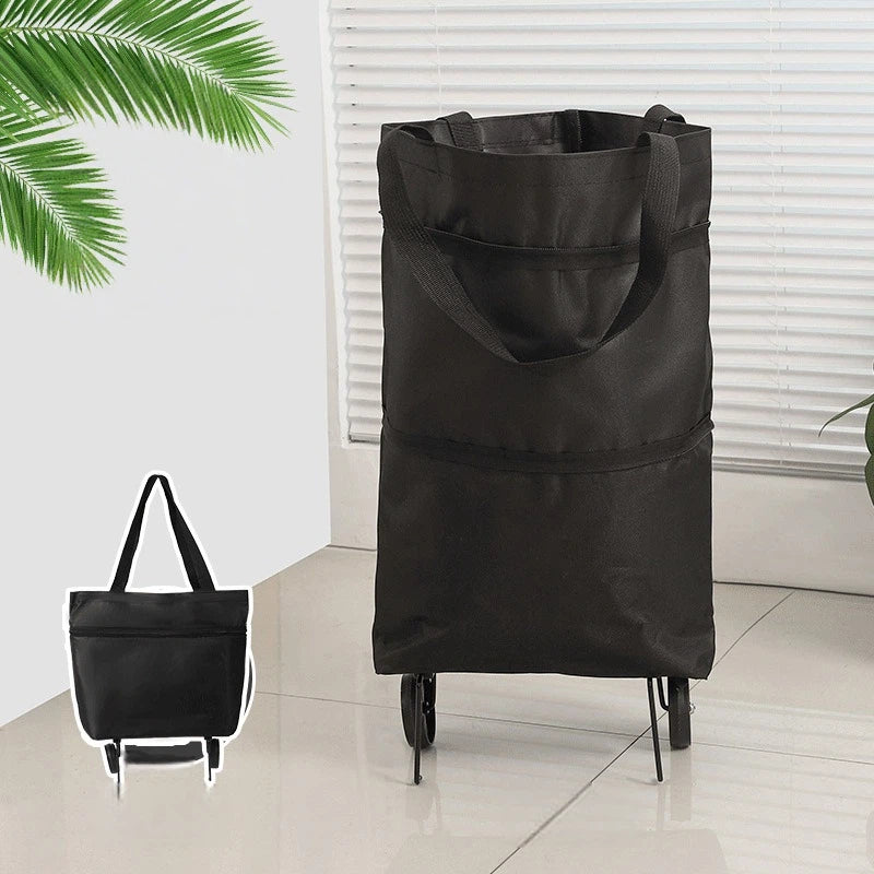 🔥HOT SALE 50% OFF - 🛍️Foldable 2-in-1 Shopping Bag
