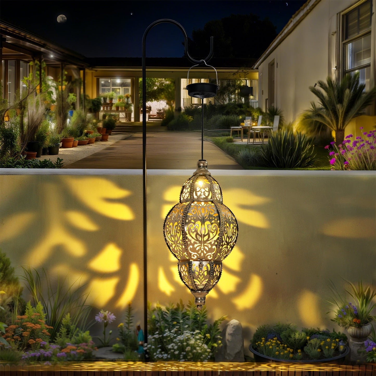 Luxury Baroque Moroccan Style Hollow Projection Lantern