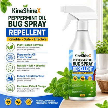 KineShineX Peppermint Essential Oil Insect Repellent Spray