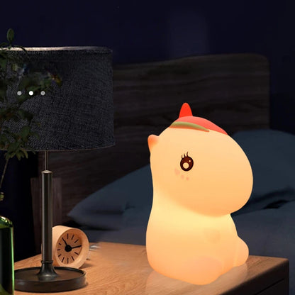 Night Light USB‑Charged Silicone Pat‑Style Bedside Lamp For Bedrooms, Eye‑Protective Night Light For Feeding, Mood Lighting, And Bathroom Use