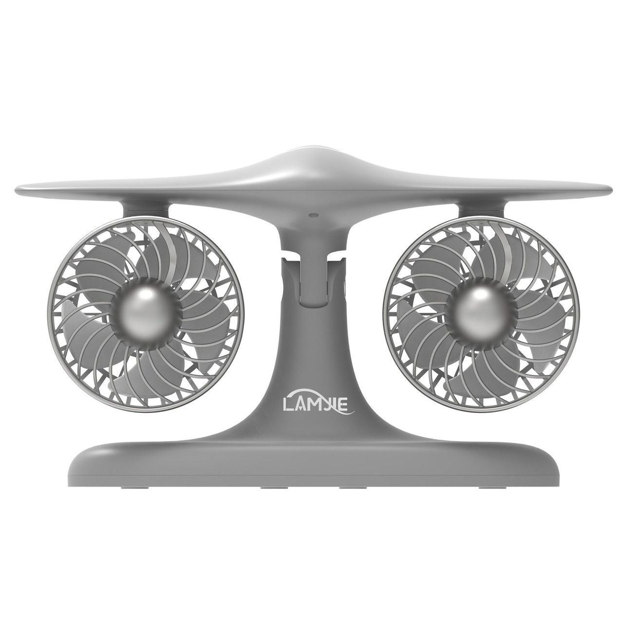Desktop TwinFan - Compact Double Turbine Desk Fan with RGB Ambient Light for Office & Study
