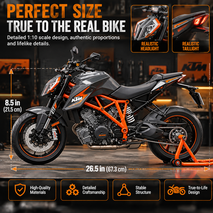 🏍️ Motorcycle Model Kit – 1:6 Scale DIY Assembly & Fuel-Powered Engine