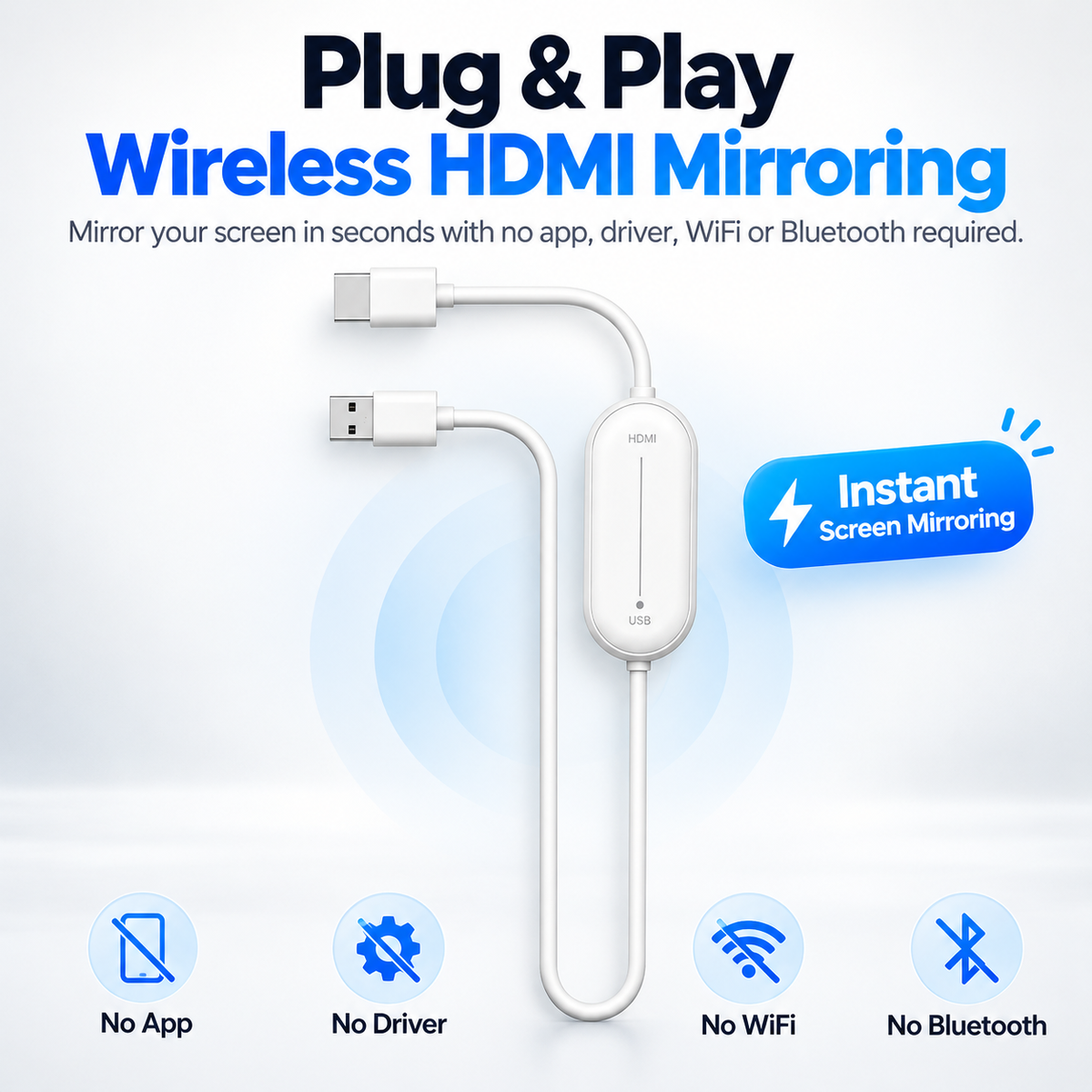Wireless HDMI Transmitter Receiver Set