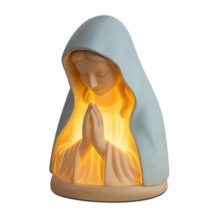 ✝️ Handmade Resin Virgin Mary Night Light – 41% OFF | A Gentle Glow of Peace & Protection 🧡🌙