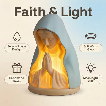 ✝️ Handmade Resin Virgin Mary Night Light – 41% OFF | A Gentle Glow of Peace & Protection 🧡🌙