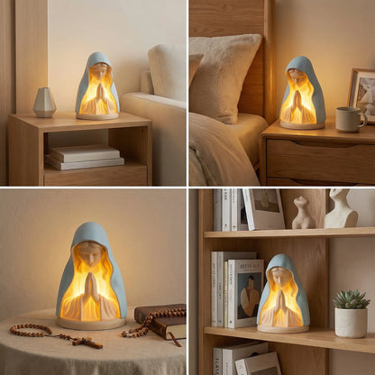 ✝️ Handmade Resin Virgin Mary Night Light – 41% OFF | A Gentle Glow of Peace & Protection 🧡🌙