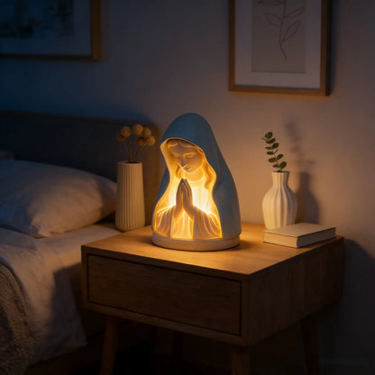 ✝️ Handmade Resin Virgin Mary Night Light – 41% OFF | A Gentle Glow of Peace & Protection 🧡🌙