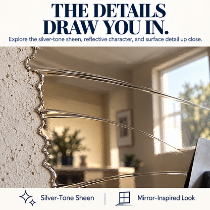 ✨ Mirror-Effect Decorative Coating – Turn Ordinary Surfaces into Eye-Catching Silver-Tone Statements