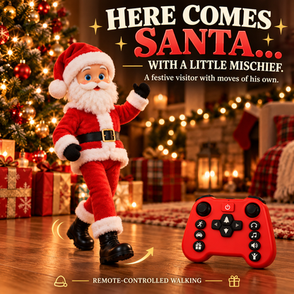 🎅 Remote-Control Santa Claus 🎄 Dancing, Waving & Walking Christmas Fun