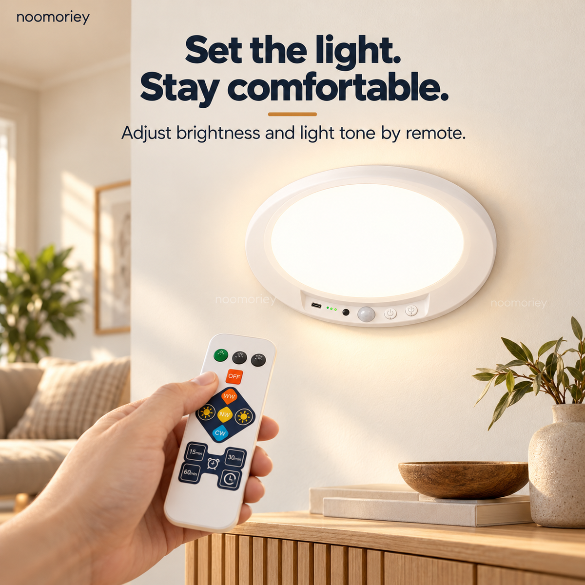 Rechargeable Motion Sensor Ceiling Lamp