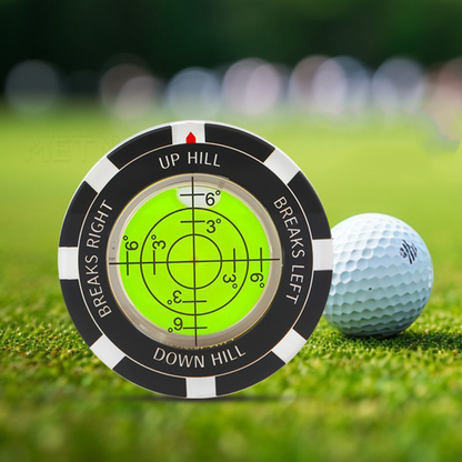 ⛳ High Precision Golf Leveler – Magnetic Green Reader & Ball Marker Tool 🎯