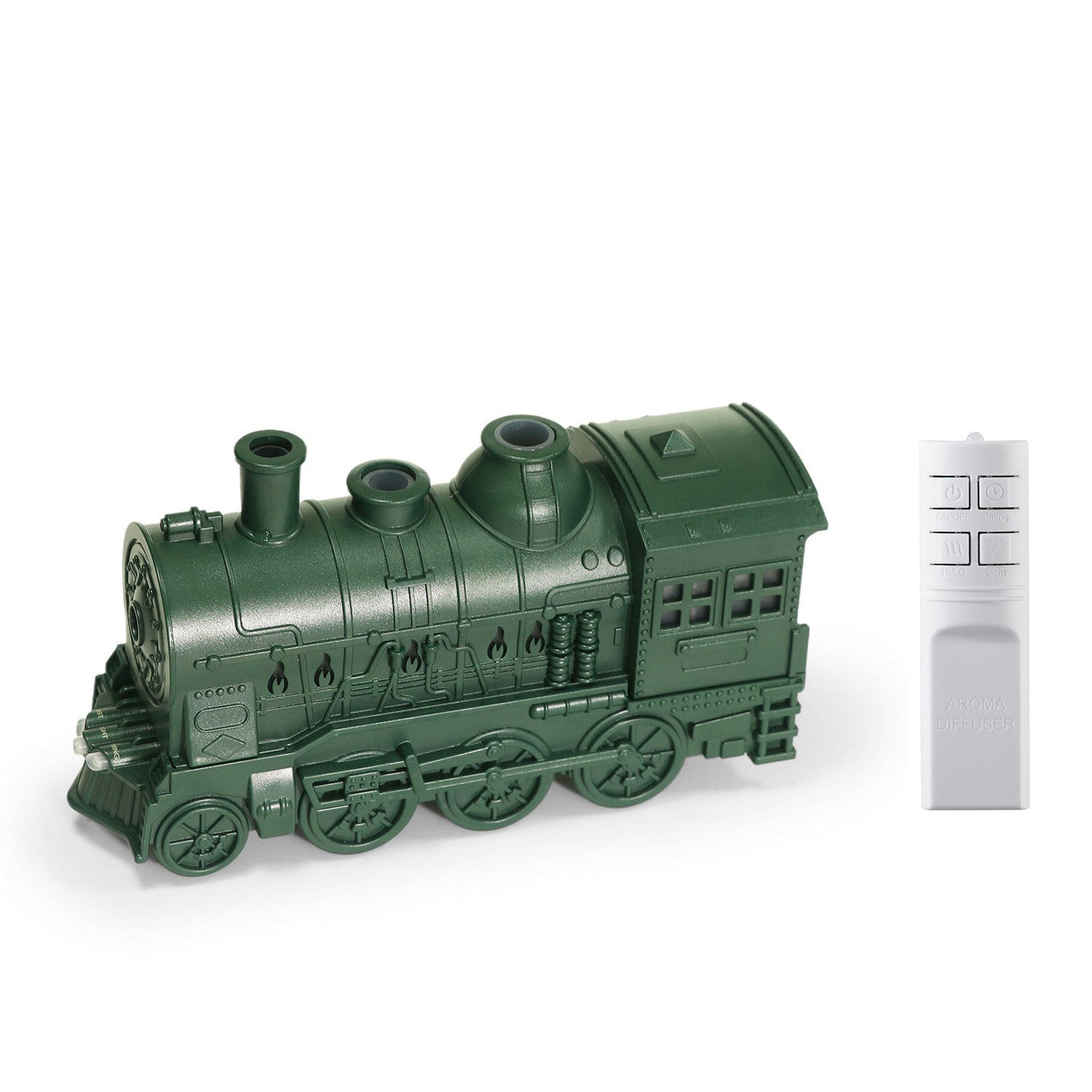 🔥🚂Vintage Steam Train Humidifier – 300ML Aromatherapy Diffuser with LED Light