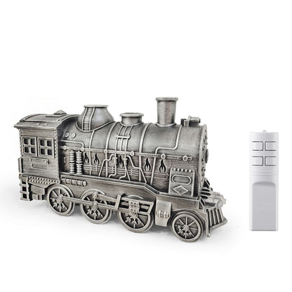 🔥🚂Vintage Steam Train Humidifier – 300ML Aromatherapy Diffuser with LED Light