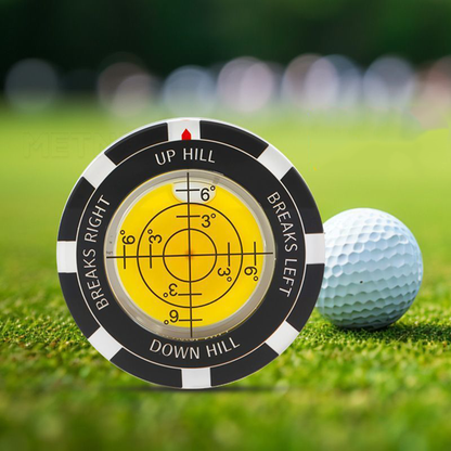 ⛳ High Precision Golf Leveler – Magnetic Green Reader & Ball Marker Tool 🎯