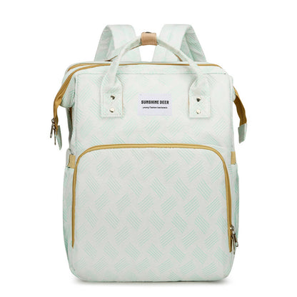 👶2-in-1 Baby Diaper Bag Backpack – Fold-Out Care Space & Large Storage