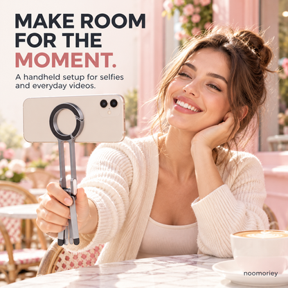 🧲 Foldable Magnetic Phone Stand & Selfie Grip